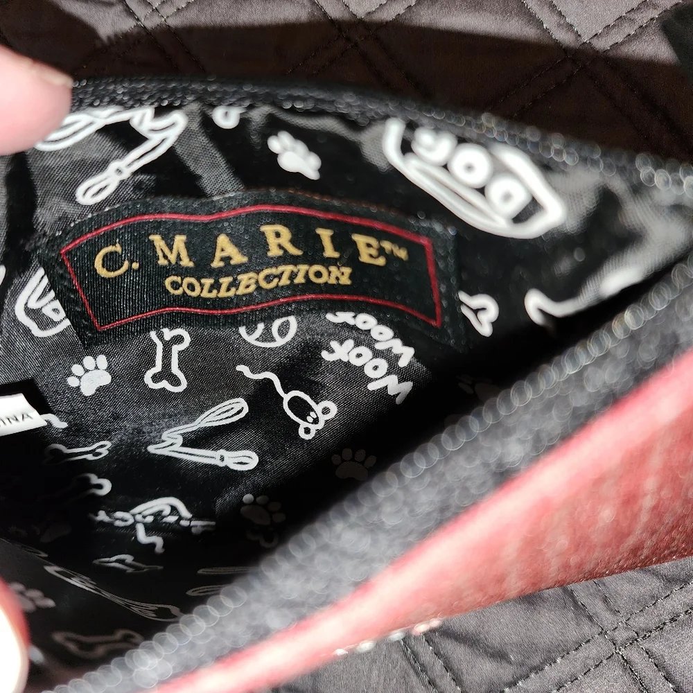 CHANGE PURSE BICHON FRISE PET COLLECTION  FABRIC ZIP TOP - Picture 5 of 9